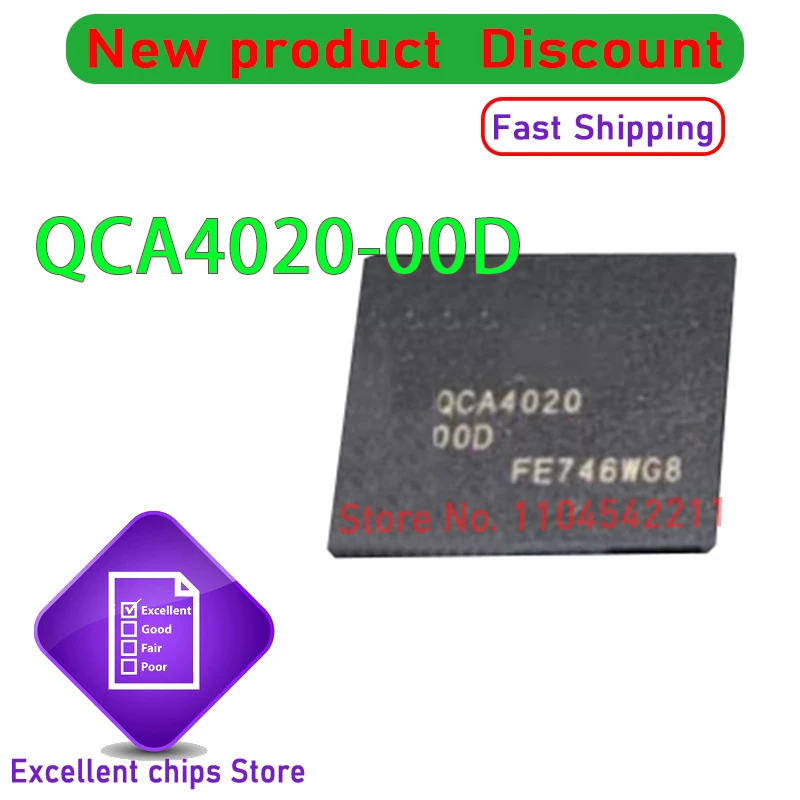 New QCA4020 QCA4020-00D BGA217 Dual-band wireless network chip 2-10pcs