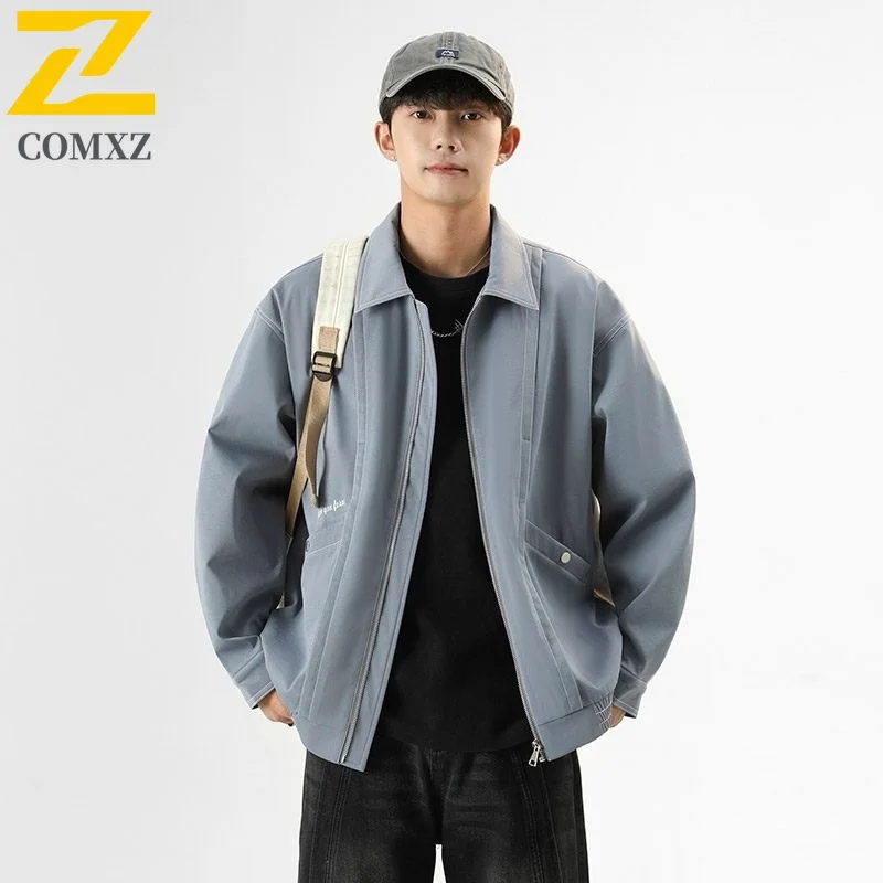 

Мужская повседневная универсальная куртка Chaqueta, модная легкая модная стильная походная байкерская куртка для рыбалки, 2025 повседневные минималистичные куртки