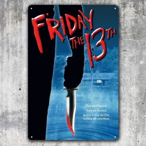Friday The 13th Movie Metal Poster - Collectable Tin Sign 20