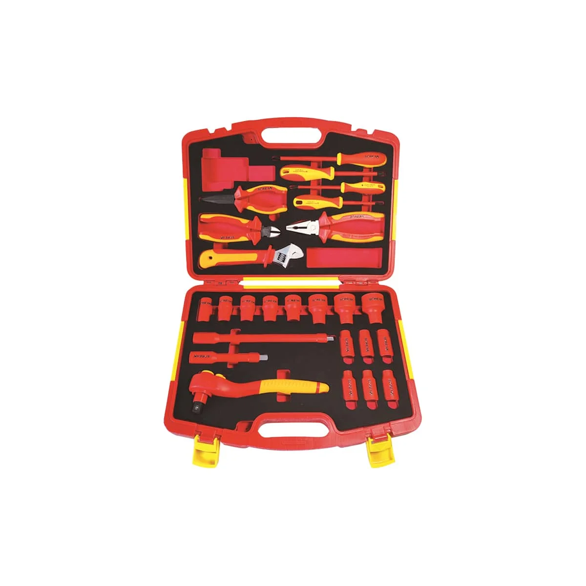 S682-25 25PCS Insulated Tool Set Insulated Handle Industrial Light Weight Tool High Hardness Multifunctional Tool Set