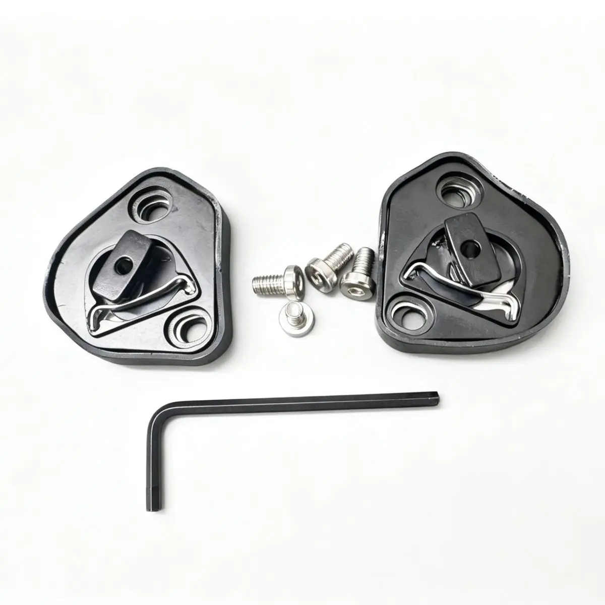 Metal Helmet Visor Buckle Base, Single Nail Replacement Lens Accessories Wear-resistant Compatible with PISTA Helmet