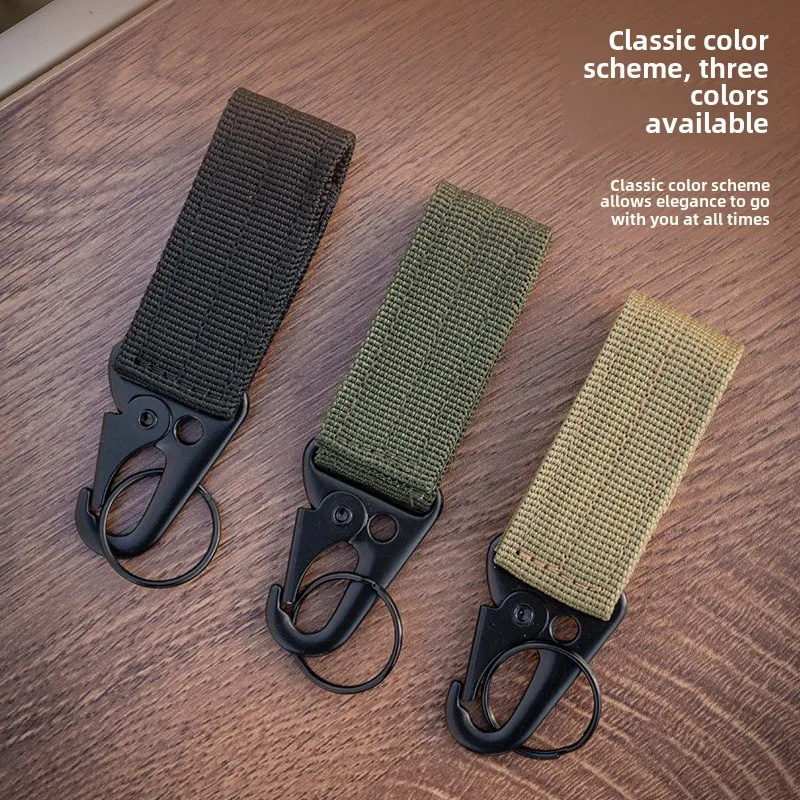 Hebilla táctica Molle con mosquetón – Accesorio para cinturón o llavero - imagen 4