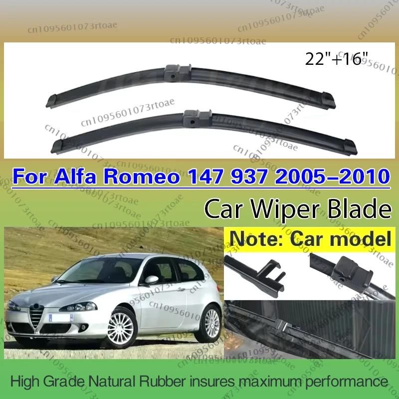 

Для Alfa Romeo 147 937 2005 2006 2007 2008 2009 2010 передние дворники, лезвия лобового стекла, резиновая полоса, запасные части 22 "16"