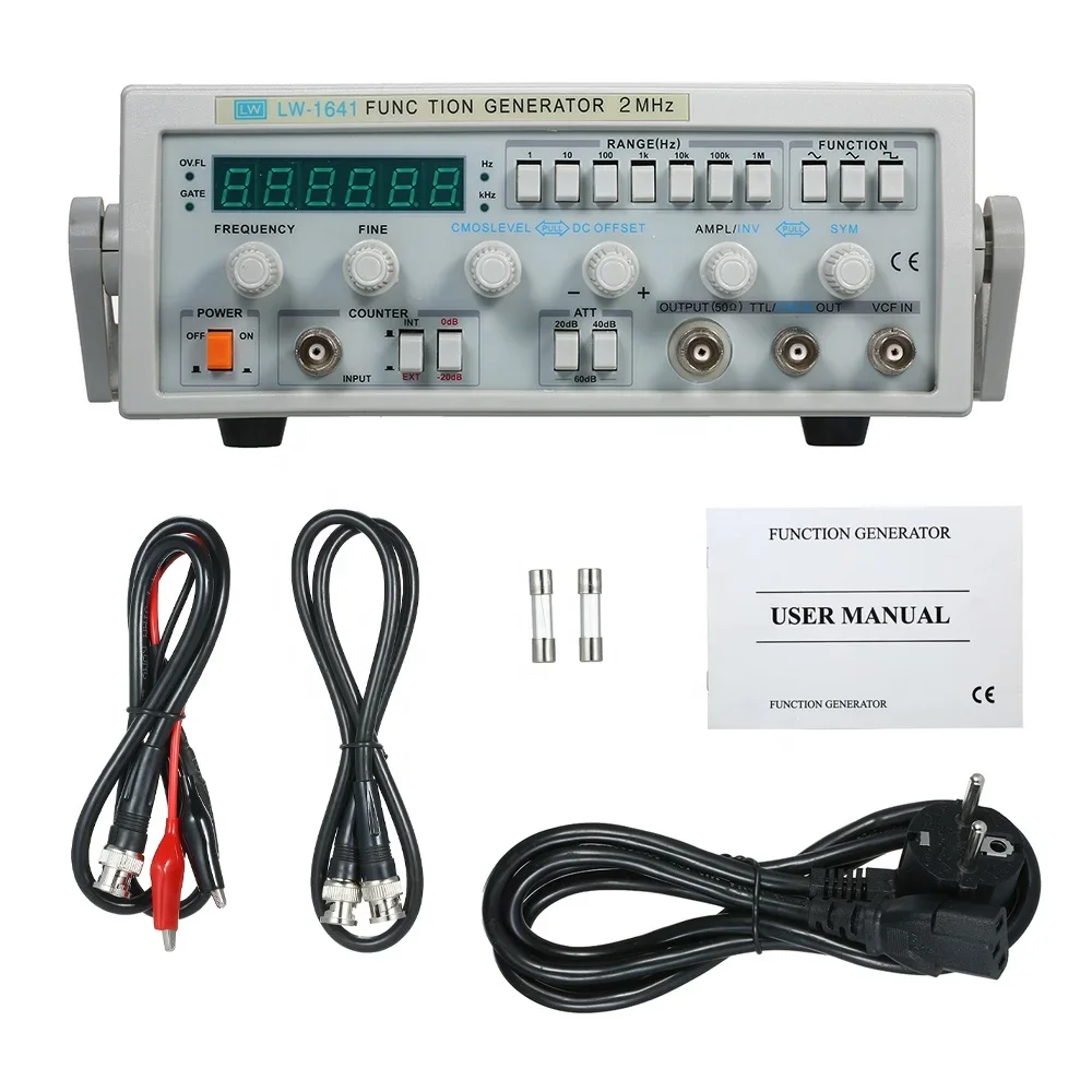 

Multi-function LW-1645 Wave Digital Function Signal Generator 0.1Hz-15MHz Frequency LW-1641 Signal Generator