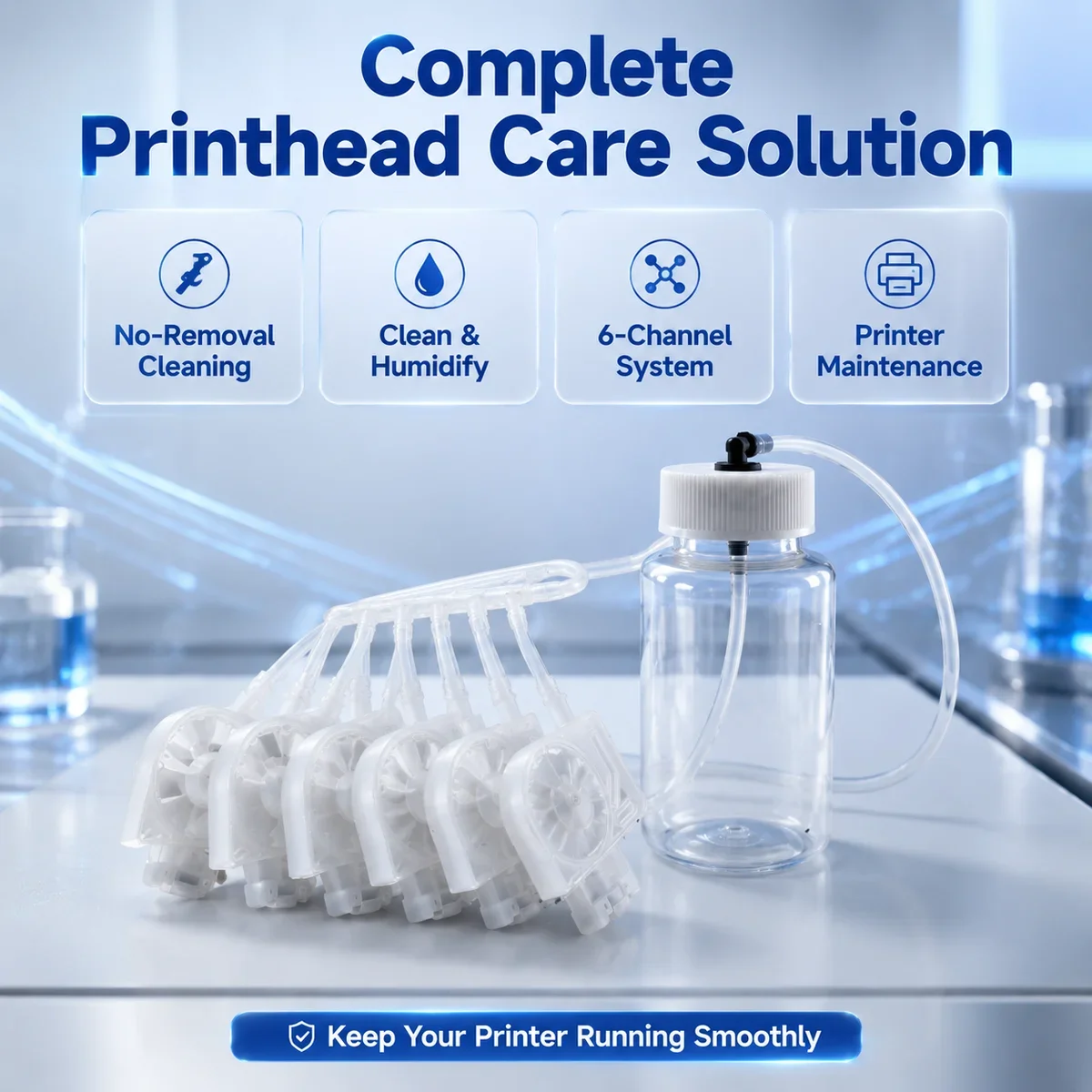 Unclog Print Head No‑Remove Humidifying Kit For XP600 i3200 i1600 TX800 L1800 DTF DTG UV Printer Maintain Printhead