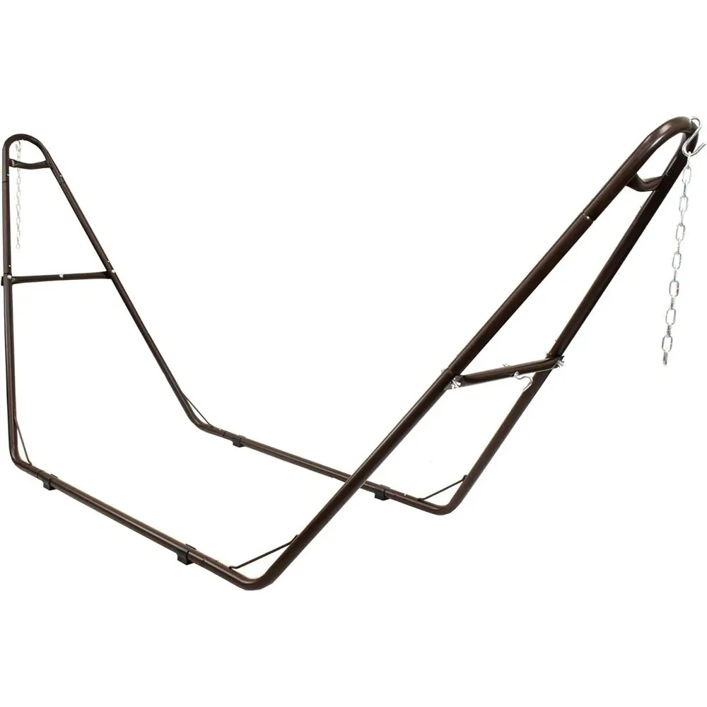 Heavy-Duty 550-Pound Capacity Outdoor Hammock Stand for 9-14 Foot Hammocks - Bronze