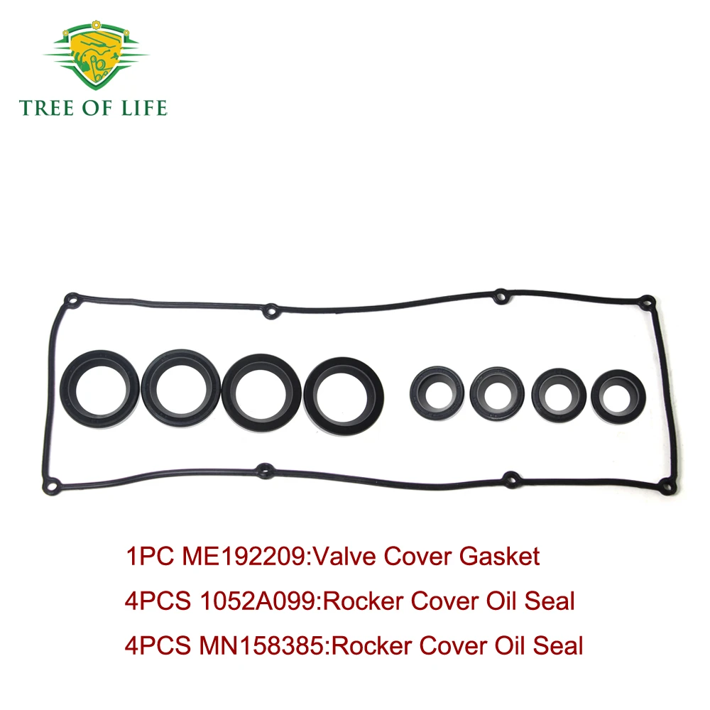 

Прокладка крышки клапанов 4M41, уплотнение крышки топливных форсунок и коромысел, сальник для Pajero KH8W V68W V88W V98W ME192209 1052A099 MN158385