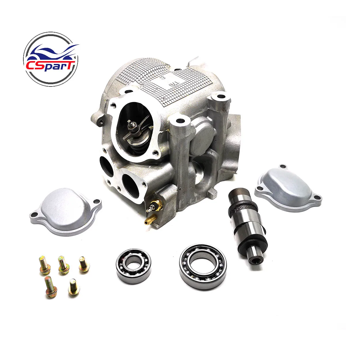 Pełna głowica cylindra wałka rozrządu dla YP VOG 250 260 300 300CC Linhai QianJiang Kinroad Buyang Gsmoon XinYue ATV Buggy skuter części