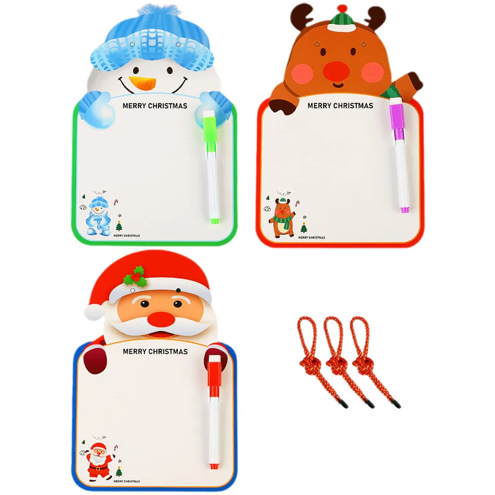 Kids Writing Boards Cartoon Paper Memo Graffiti Double-Sided Erasable Drawing Board Magnetic Message Board