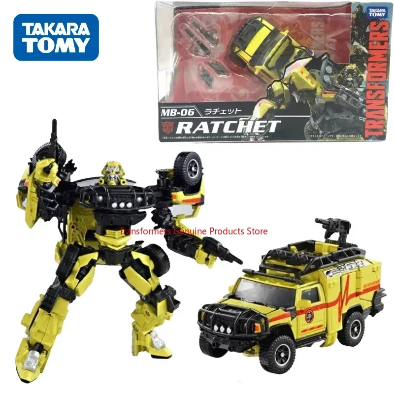 

In Stock Takara TomyTransformers Gift MB Movie Best Series Normal Edition MB-06 Ratchet Birthday Gift Model Figure Mecha Toys
