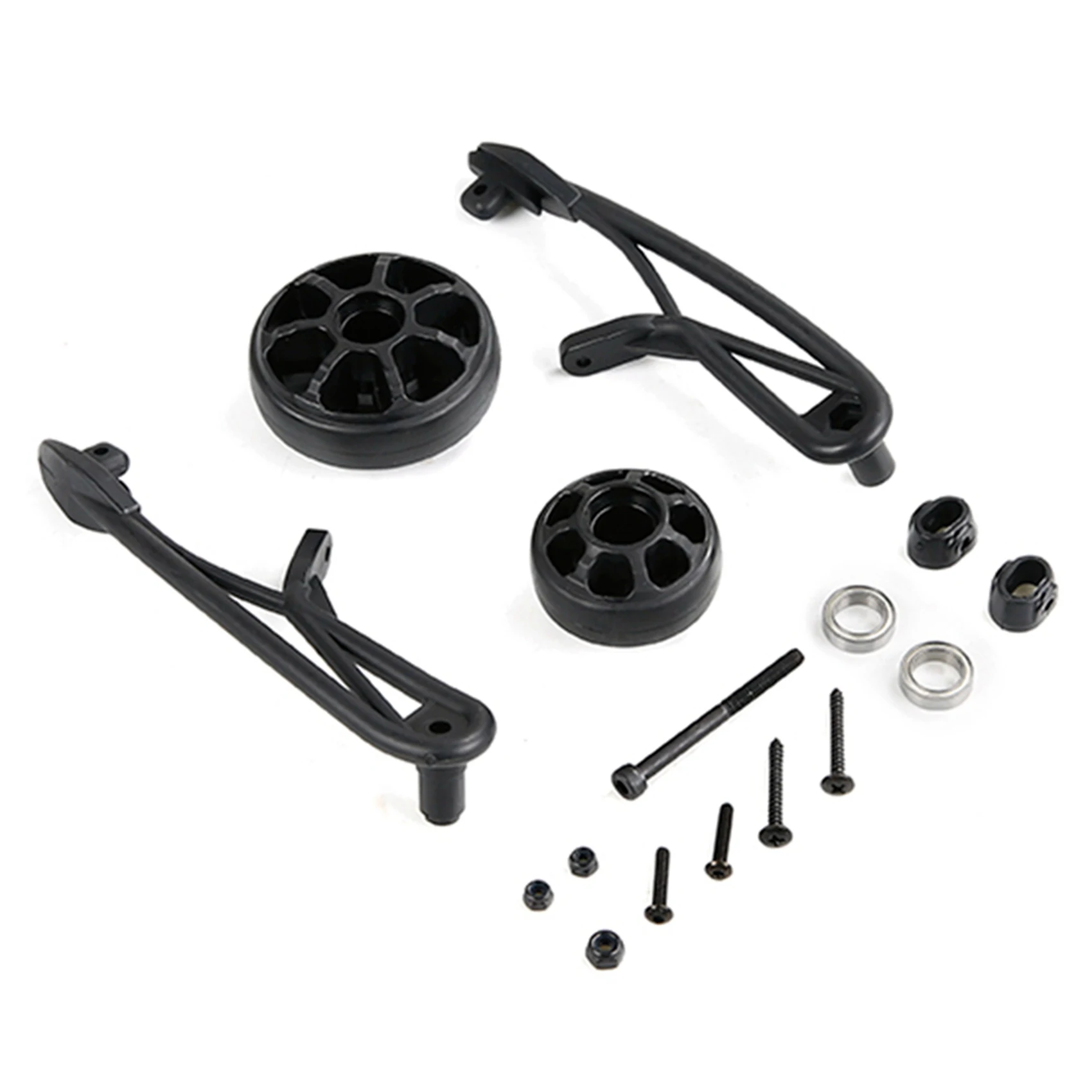 B49B-4Pc 8MM Shock Absorber Tower Shaped Bellows Damping Dust Cover Kit For 1/5 Hpi Baha Km Baja & 1Set Rear Tail Pulley Kit