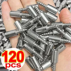 Self Tapping Screw Layer Plate Holder Wardrobe Septum Brackets Fixed Screws Shelf Support Pegs with Non-Slip Sleeves Wholesale