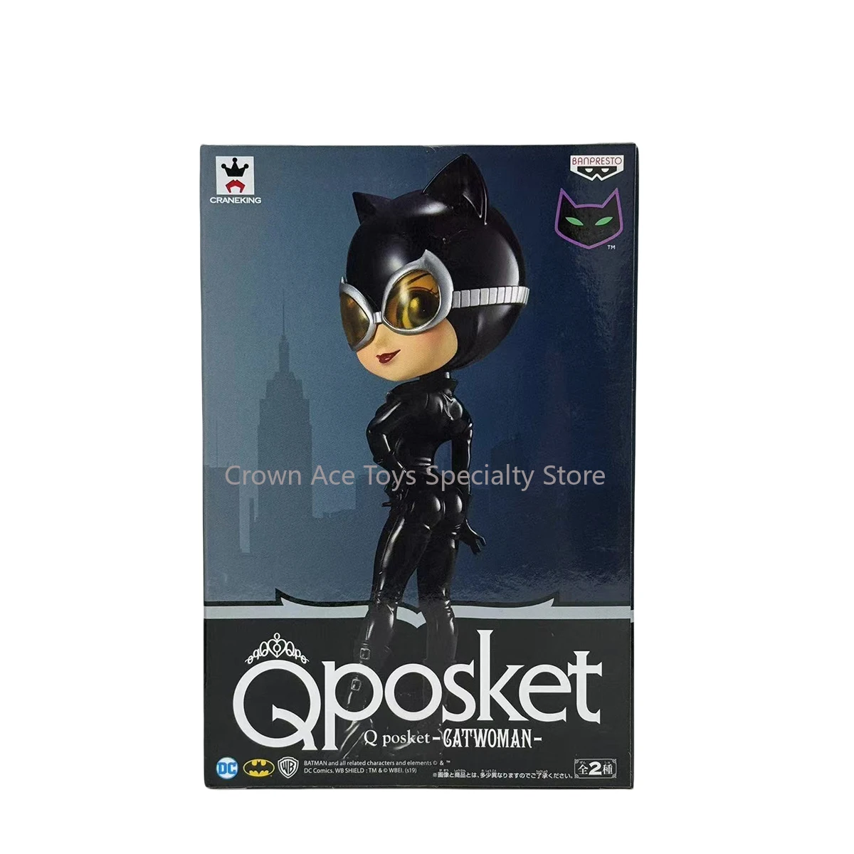 Bandai BANPRESTO QPosket DC Wonder Woman Joker Harley Quinn Catwoman Batman Huntress Action Figures Trendy Collectible Toy Gifts