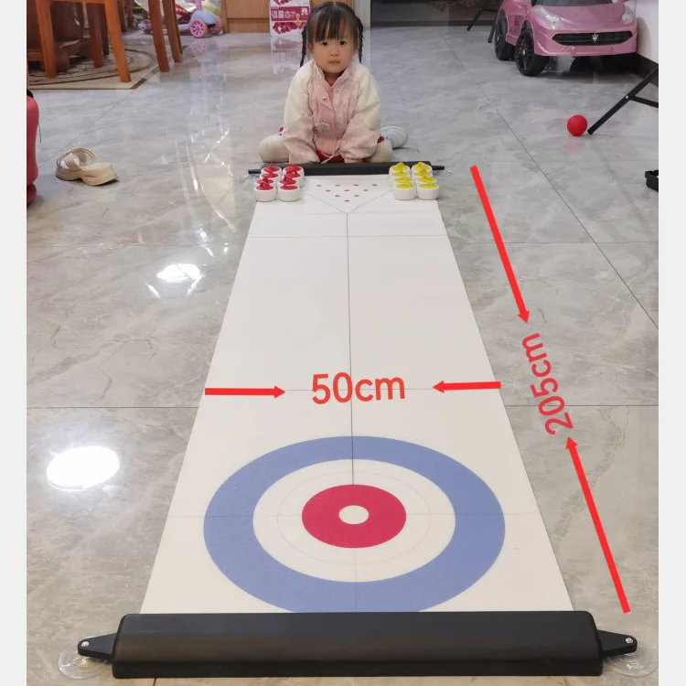 Mini Ground Curling Bowling 2-in-1 Children Adult Toys Parent-Child Games