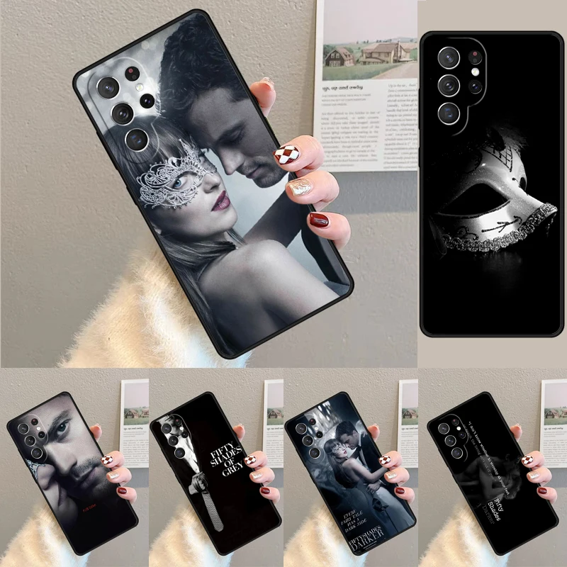 Movie Fifty Shades Darker phone case Cover For Samsung Galaxy S24 Ultra S21 S22 Ultra S8 S9 S10E Note 10 Plus Note 20 FE S23