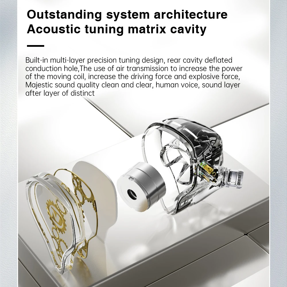 ND Venus headphones hifi wired high-quality in-ear typec interface round hole 3.5 game monitoring ear return