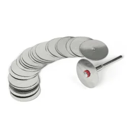 10pcs Mini Circular Saw Disc Abrasive Hss Blades Tool Cutting Wheel Wood Carving Tools Rotary Cut Off Tool for Dremel