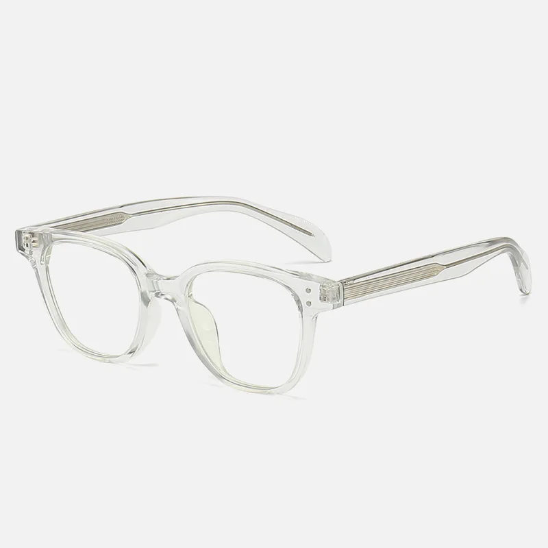 8606 Korean Style Anti Blue Light TR90 Circular Insert Frames Men Women Optical Prescription Glasses Fashion Computer Eyeglasses