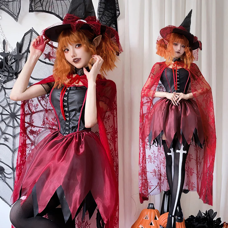 زي نسائي مثير للعب الأدوار دكتور مع awl Cowl Ne Long Sve k Color لـ loween Par and Stage Performance...