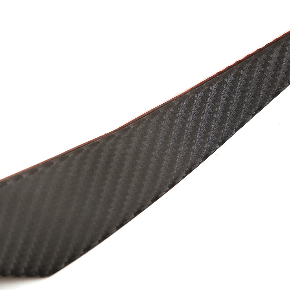 

6pcs Universal Pp Car Front Lip Splitter Spoiler Carbon Fiber Pattern Uv Coating Smooth Durable Angle Cover For Bumper
