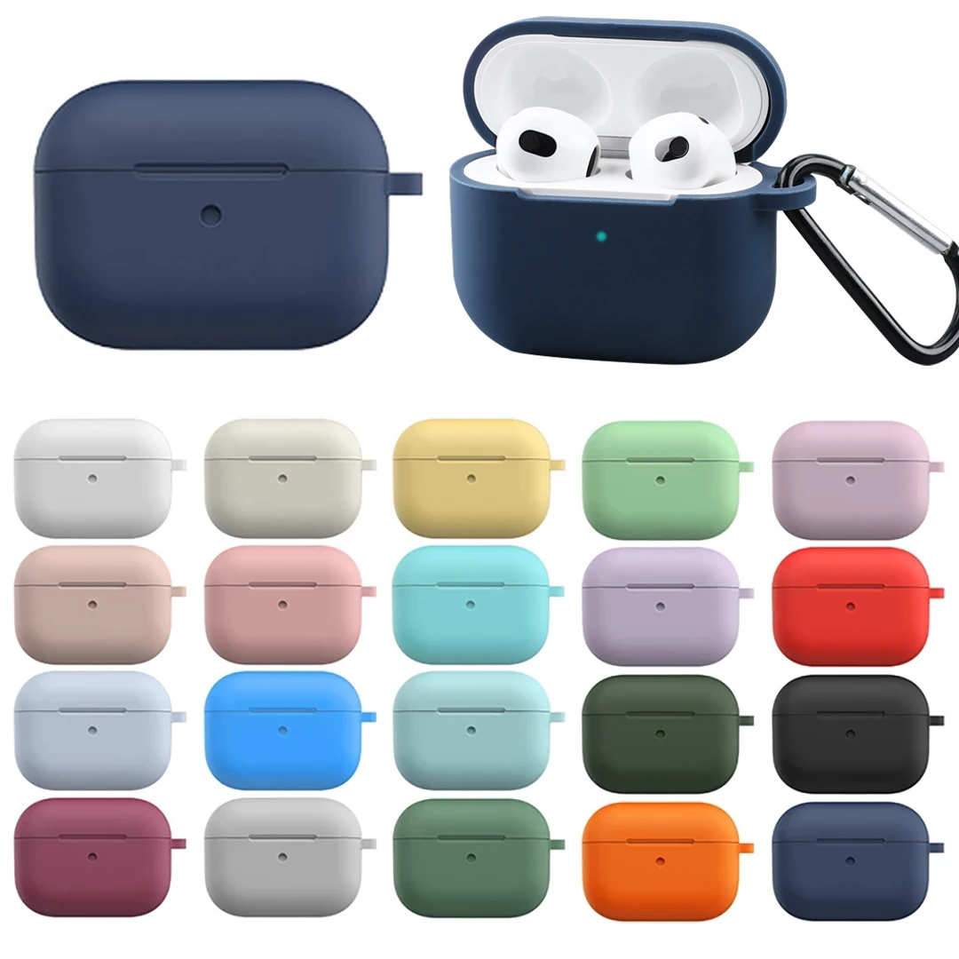 Soft Silicone Cases For Apple Airpods 4 Bluetooth Wireless Earphone Cover For Airpods 4 Candy color Ultra-thin Protective Case