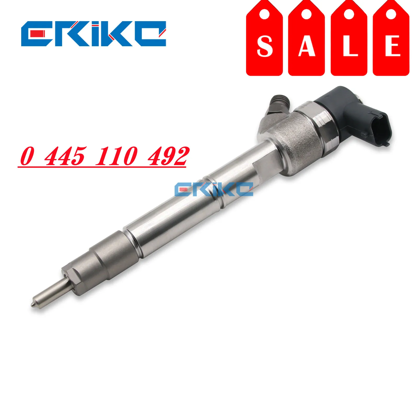 ERIKC 0445110492 Common Rail New 571001160101 Diesel Fuel Injector Nozzle 0 445 110 492 For Bosch 0445 110 492