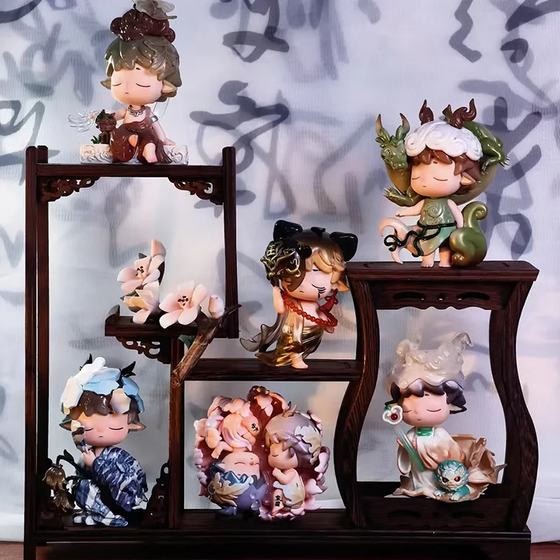 HEYONE MIMI NEOCHINESE STYLE ECHOES OF MOUNTAINS AND RIVERS Series Trendy Blind Box Toys Mystery Box Action Figure