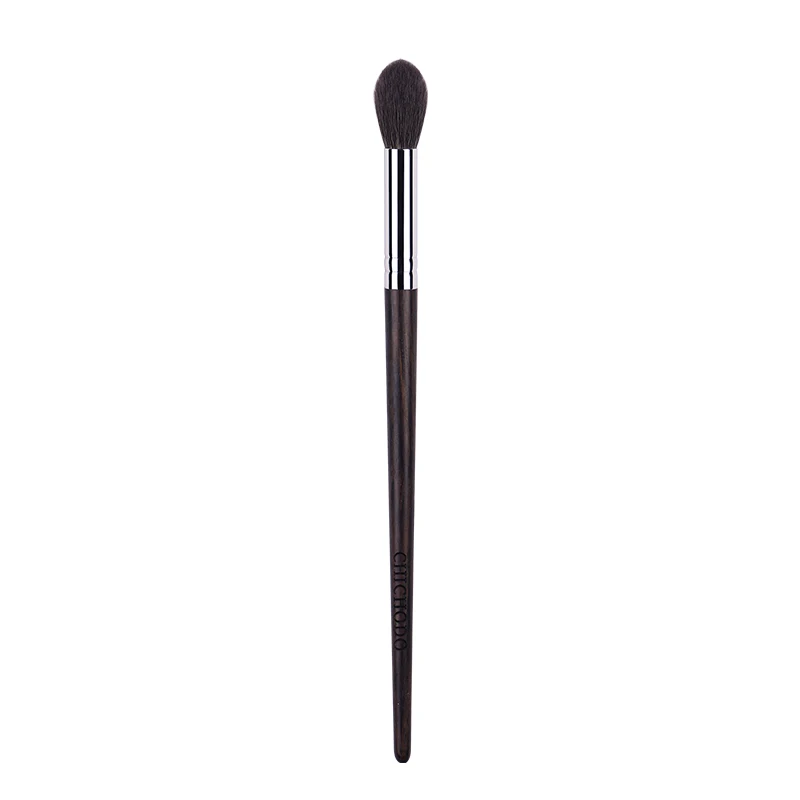 CHICHODO Makeup Brush-Luxury Ebony Handle Natural Hair 41Pcs Brushes Series-019Goat Hair Highlighter Brush