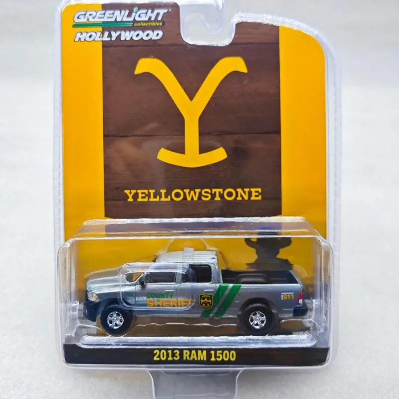 

Greenlight 1:64 Yellowstone 2013 Ram 1500-округ шериф литый под давлением модель автомобиля подарки игрушка