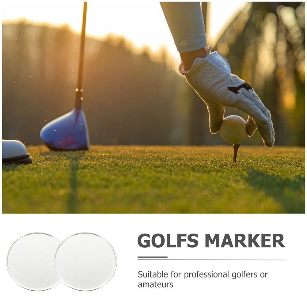

5Pcs Golf Ball Markers Iron Durable Practical Positioning Tools Alignment Markers Outdoor Golf Supplies Golfs Balls Marker