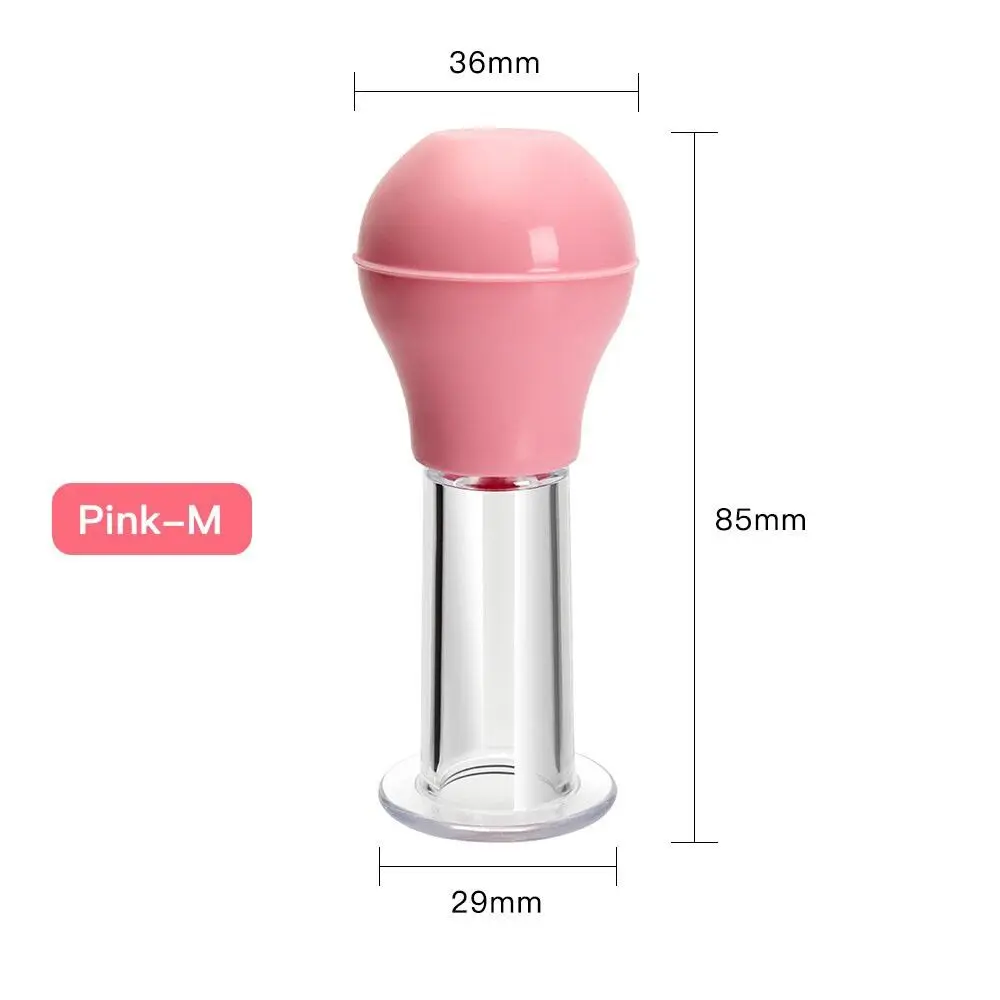 Pink/Blue Facial Massage Cup 3 Sizes Cupping Cup Rubber Vacuum Cup PVC Skin Lifting Face Massager Women