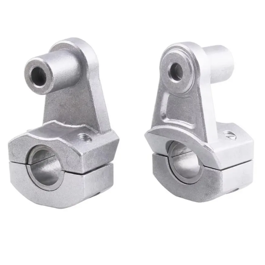 1 Pair Motorcycle 7/8 Inch Rod Handlebar Clamps Riser 22/28mm Fixed Seat For All-Terrain Vehicles Off-Road Vehicles Autocycle