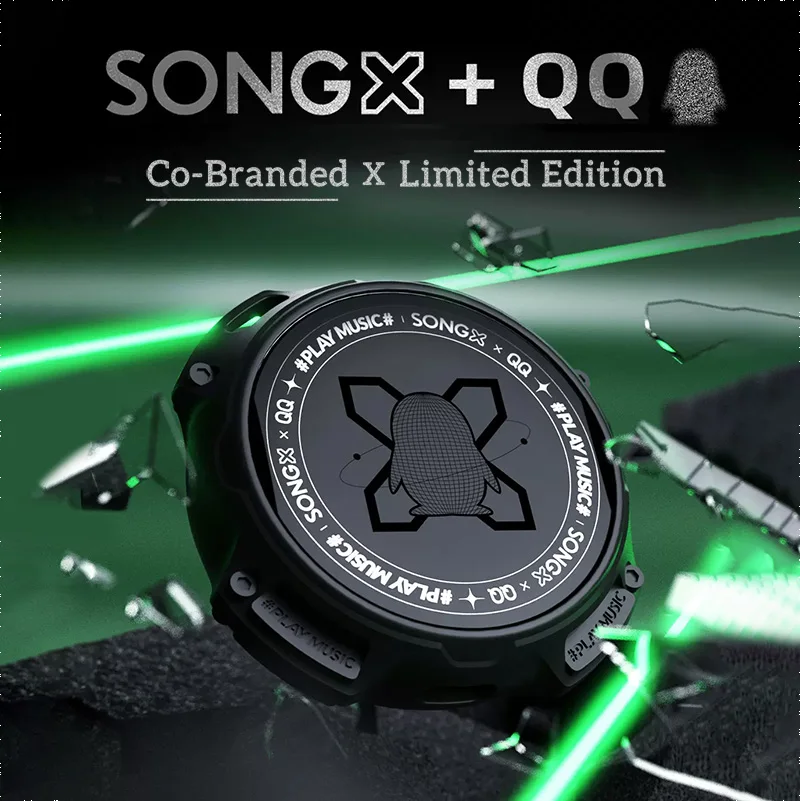 

SONGX × QQ Co-Branded SX06 TWS Wireless Headset HIFI Stereo Noise Reduction Bass Earbuds Long Standby Mecha Bluetooth Earphones