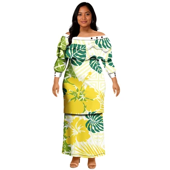 Island Dress Samoan Puletasi Ensembles pour femmes Grande ta...