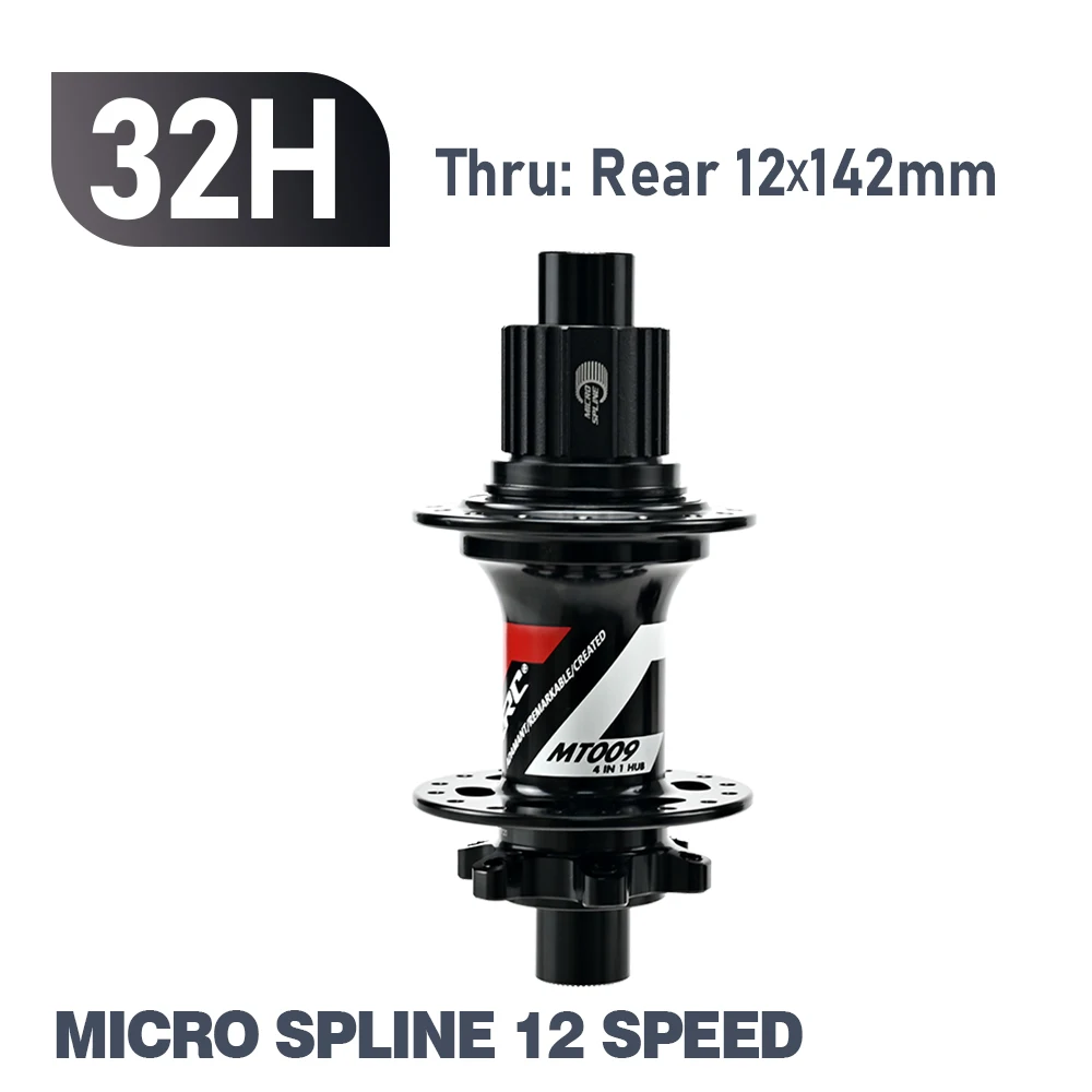 ARC MT009 Rear Hub 4in1 BOOST 10x135 12x142 12x148 MTB XC Gravel E Bike Bicycle Hub 28H 32H HG XD MS-Micro Spline 12V 6 Pawl image 3