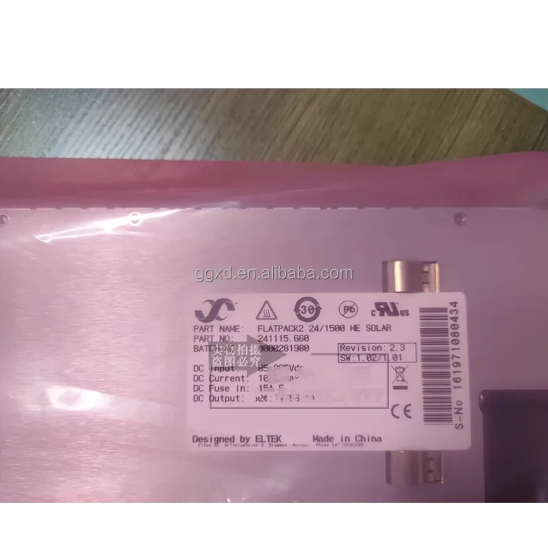 Solar Charger 24V1500W 241115.660 Rectifiers Module Eltek Flatpack2 24/1500HE