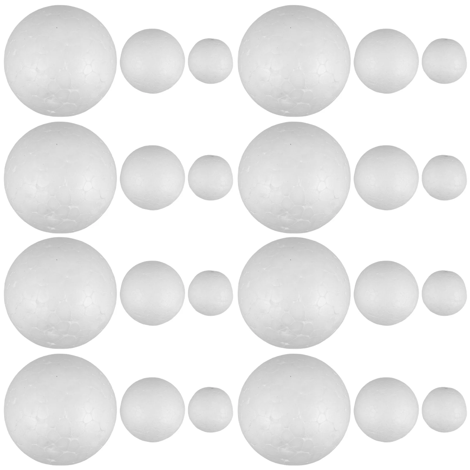 

300pcs Half Foam Semicircle Polystyrene Craft Balls Smooth White Unpainted For Diy Christmas Ornaments Wedding School Decoration