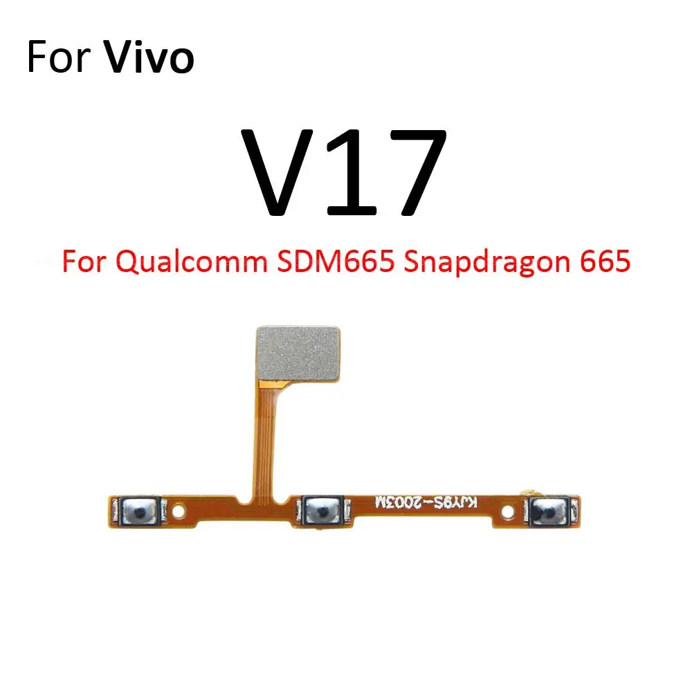 Power ON OFF Mute Switch Control Key Volume Button Flex Cable For Vivo V19 V17 Neo V15 V11i V11 Pro Repair Parts