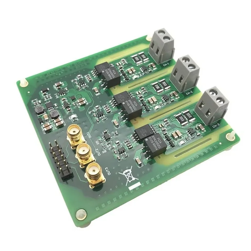 AMC1301 Acquisition Module Development Board 3-channel Isolated Current 200KHz Bandwidth On-board SEPIC DC-DC Converter