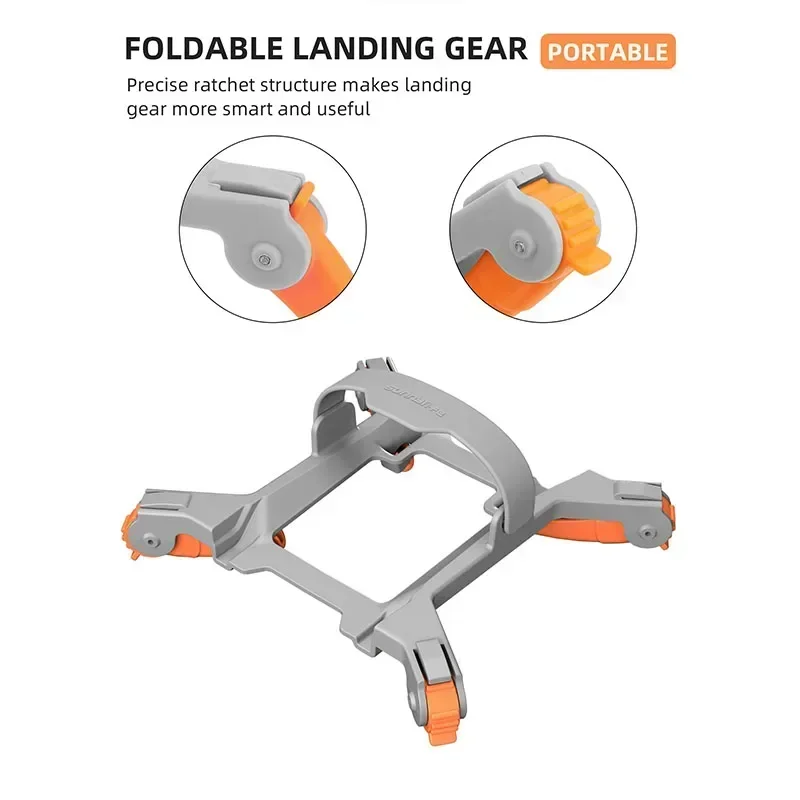 Foldable Spider Landing Gear For DJI Mini 3 Pro Drone Extension Protector Increased Height for DJI Mini 3 Pro Drone Accessories