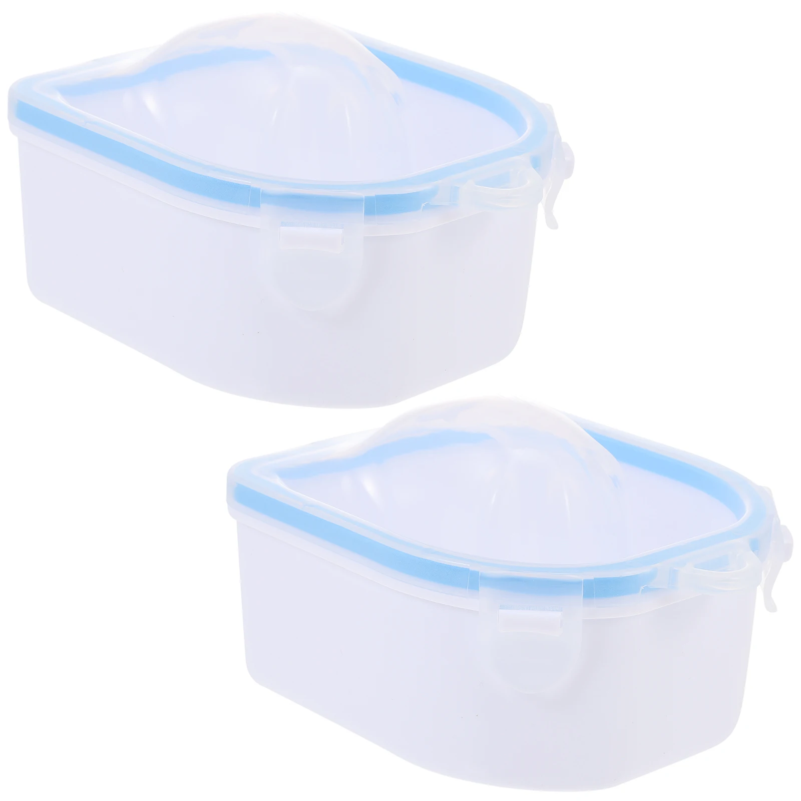 

2Pcs Nail Polish Bowl Manicure Soaker Bowls for Spa Tools UV Nail Polish Removing Dish Home Use Salon Supplies