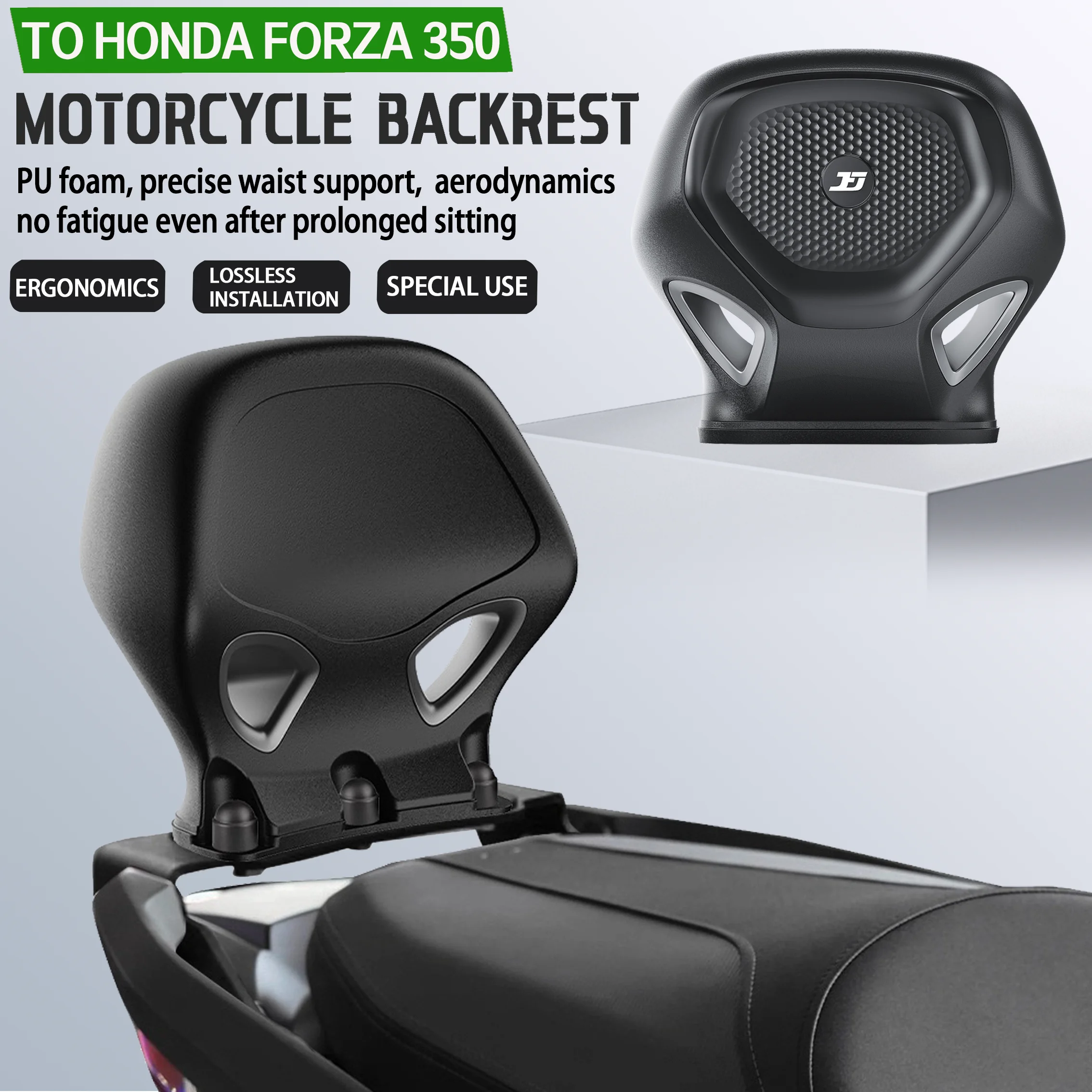 

Для HONDA FORZA NSS350 задняя спинка фрикционная подушка спинка заднего сиденья PU модификация багажника аксессуары