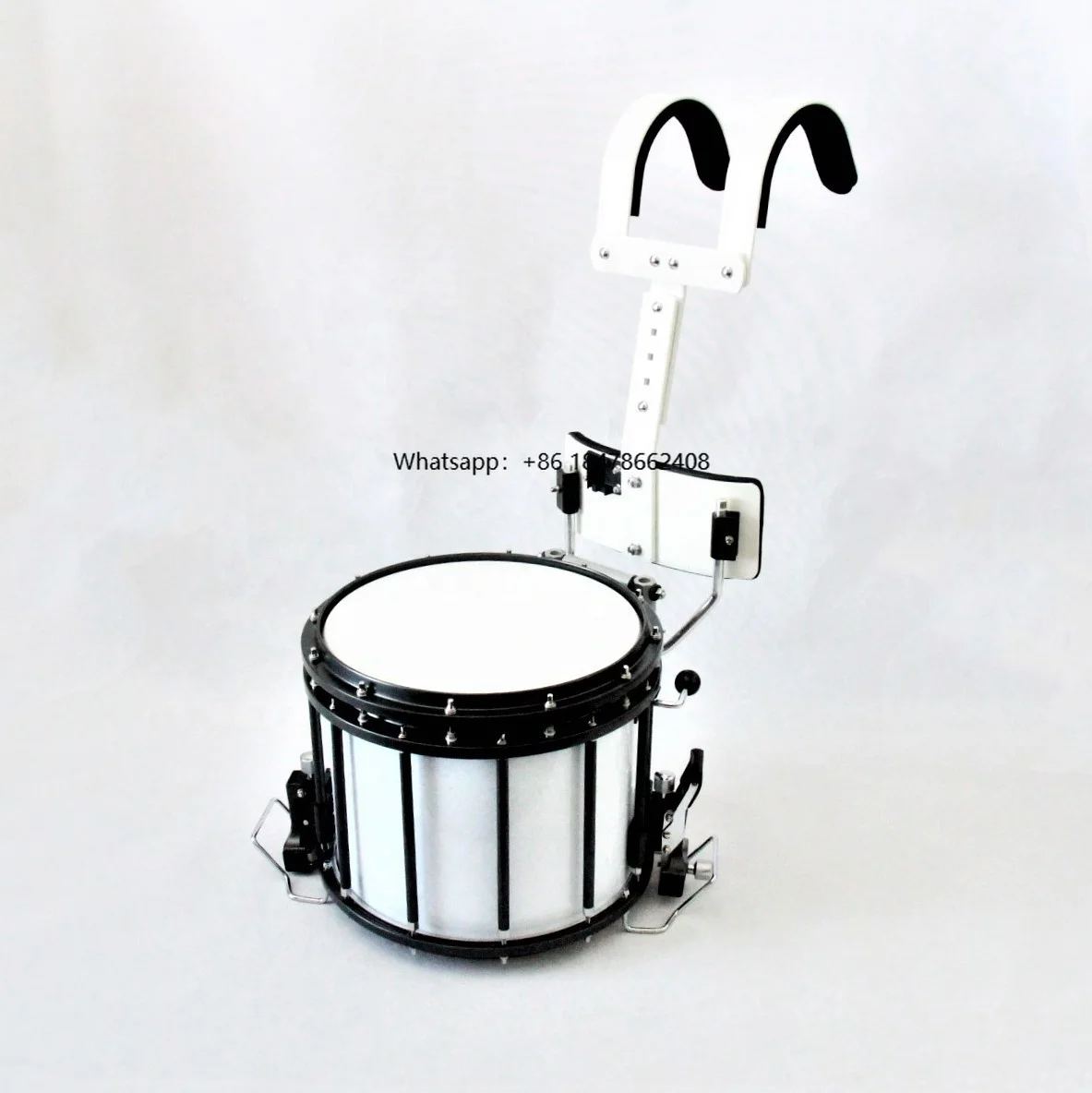

FOCUS Professional Marching Snare Drum High Quality 7-Ply Maple Shell with Musical Function PVC and PET Drum Heads