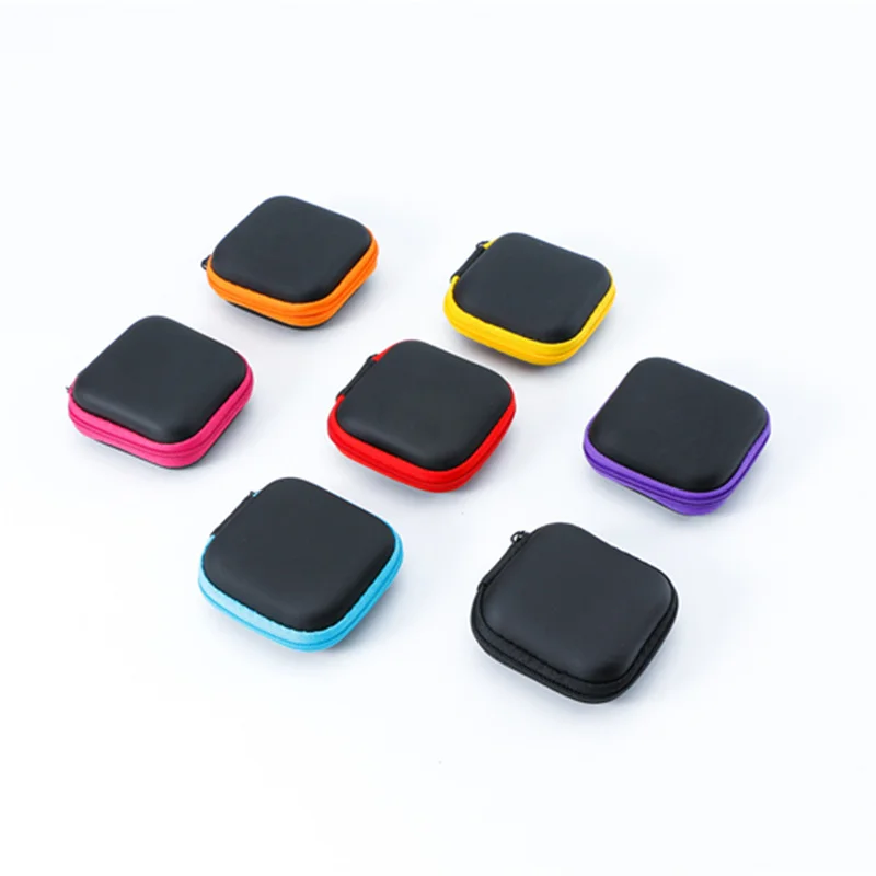 Mini Earphone Storage Boxes Bag Outdoor Travel Key Mobile Phone Data Cable Charger Storage Box Digital Home Small Item Storage