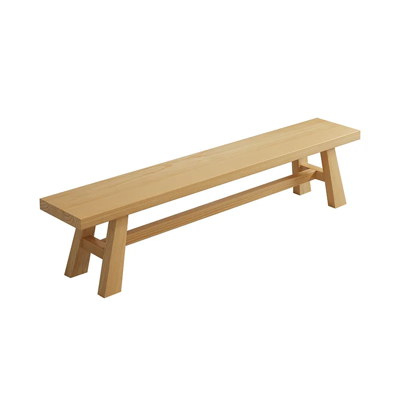 Modern simple home solid wood bench