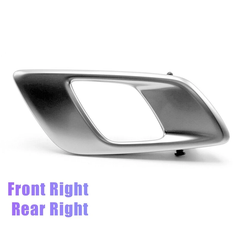 10X Right Car Interior Door Inner Handle For Ford Ranger 2012-2021 Everest 2015-2021 Mazda BT50 2012-2019 Silver Grey