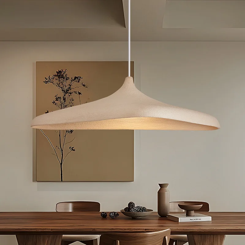 Nordic Luminarias Hanging Lamp Japanese Wabi Sabi Led Pendant Light Luxury Dining Room Ceiling