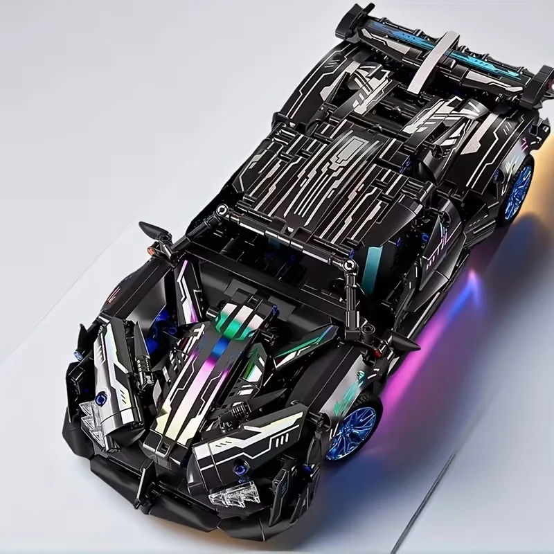 Cool Racing Car, High-Performance Sports Car Model, Gear Linkage Mechanism for Fans, Gift for Birthday/Xmas/Halloween/Thanksgiving/New Year