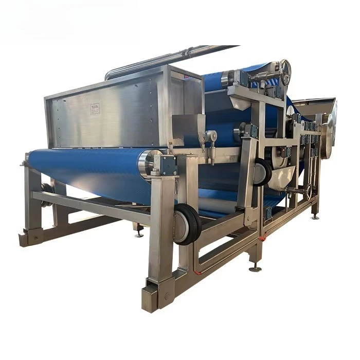 Fruit Crusher and Juicer Industrial apple Cider Production Line Belt Press for Apples