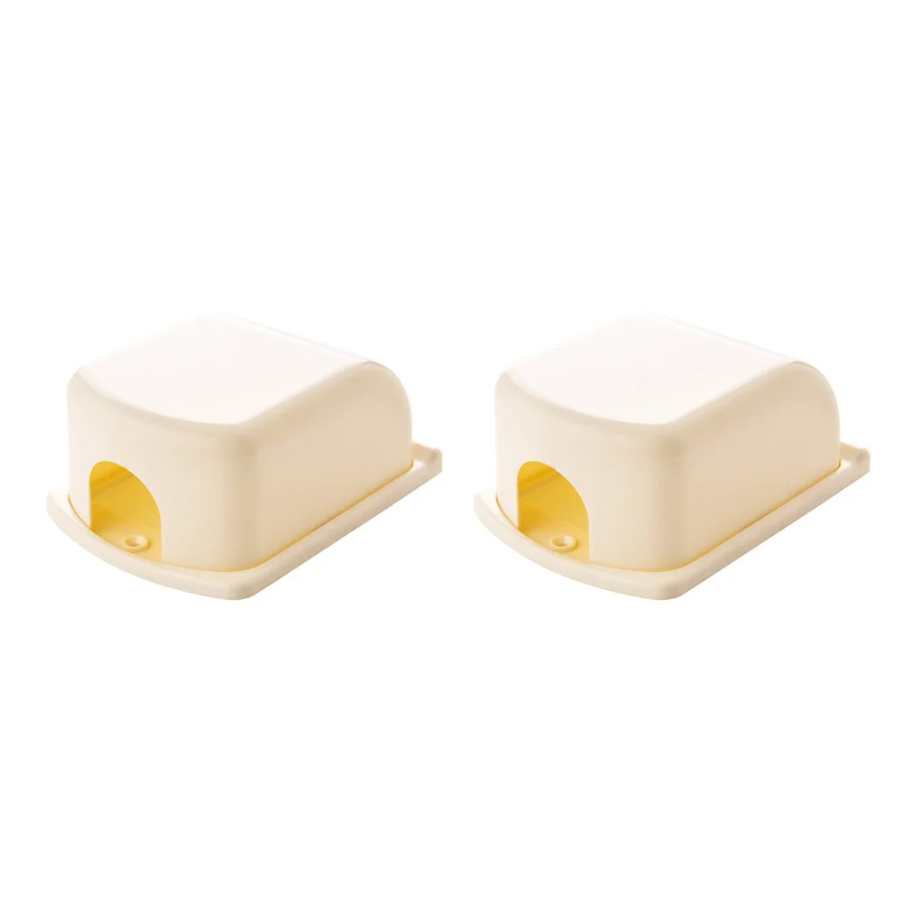 2 pçs durável abs interruptor capas protetoras anti-choque elétrico soquete capa retardador de chama casa protetor de parede decoração